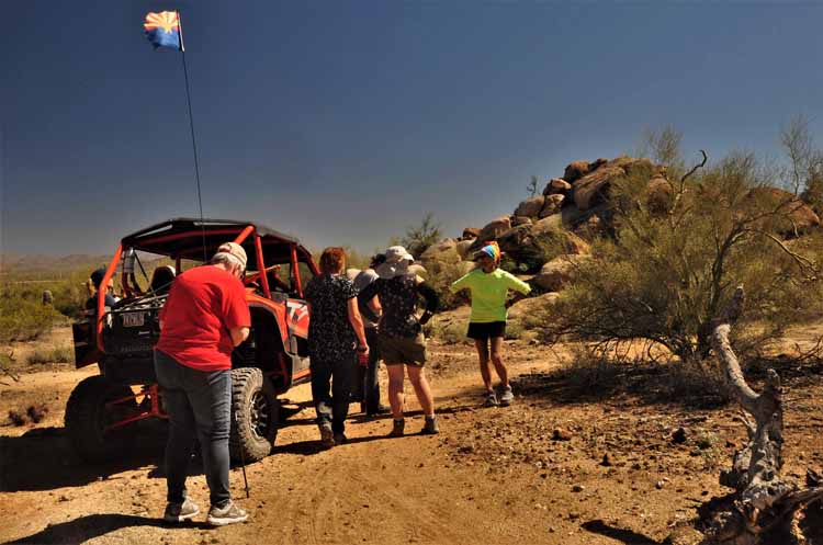 the gang at the boulders